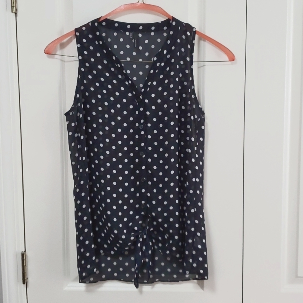 Maurices - Sheer Navy blue Top